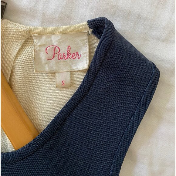Parker Fit & Flare Colorblock Sleeveless Dress – Size Small - Picture 5 of 7